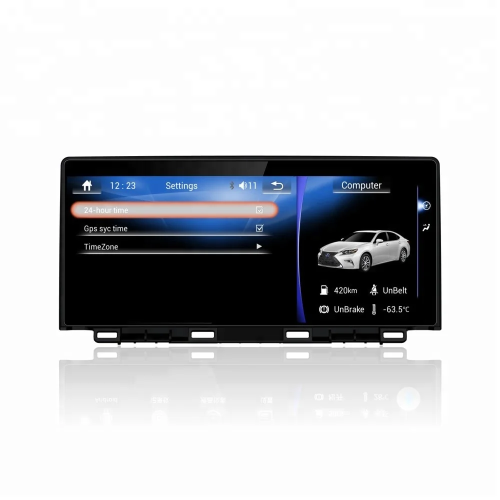 Bosstar 10.25'' Android Bluray Screen Car Video Player With Gps For