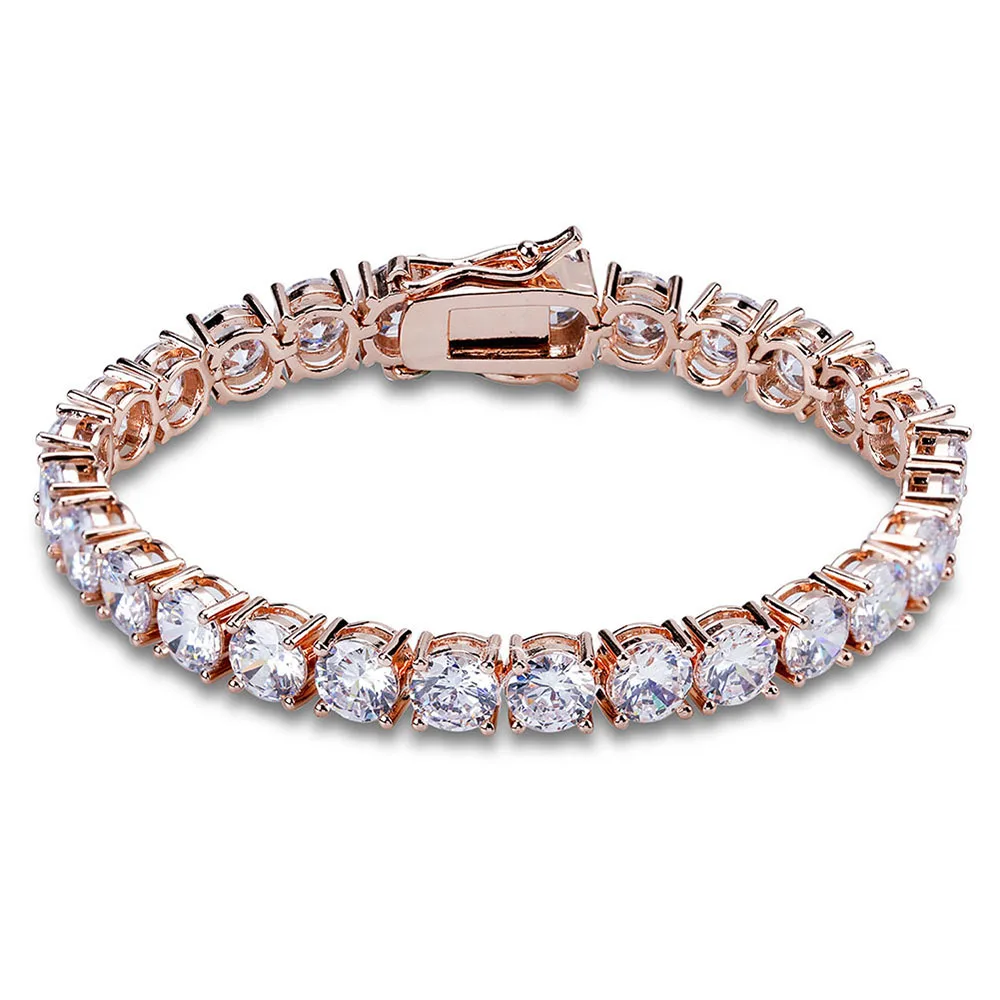 

2019 Hi Hop Factory Directly Sale Single Layer Zircon Women Men Jewelry Young People Tennis Bracelet