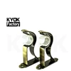 KYOK windows accessories curtain pipe bracket double ,28*19mm double curtain bracket set