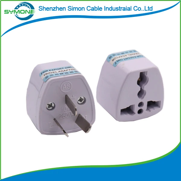 
CE universal travel adapter UK plug converter AU EU US UK adapter 