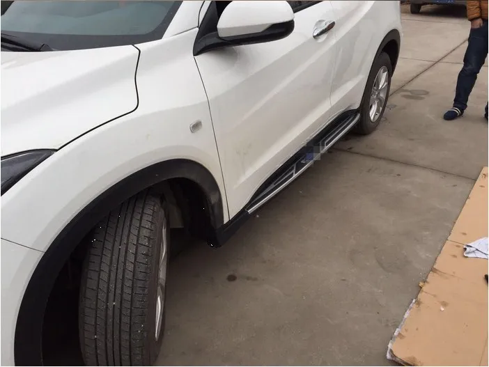 Offroad Body Part Side Step Bar Side Foot Step Pedal Running Board For Honda Vezel Hrv 14 Buy High Quality Car Parts Running Board Foot Step Pedal For Honda Vezel Hrv