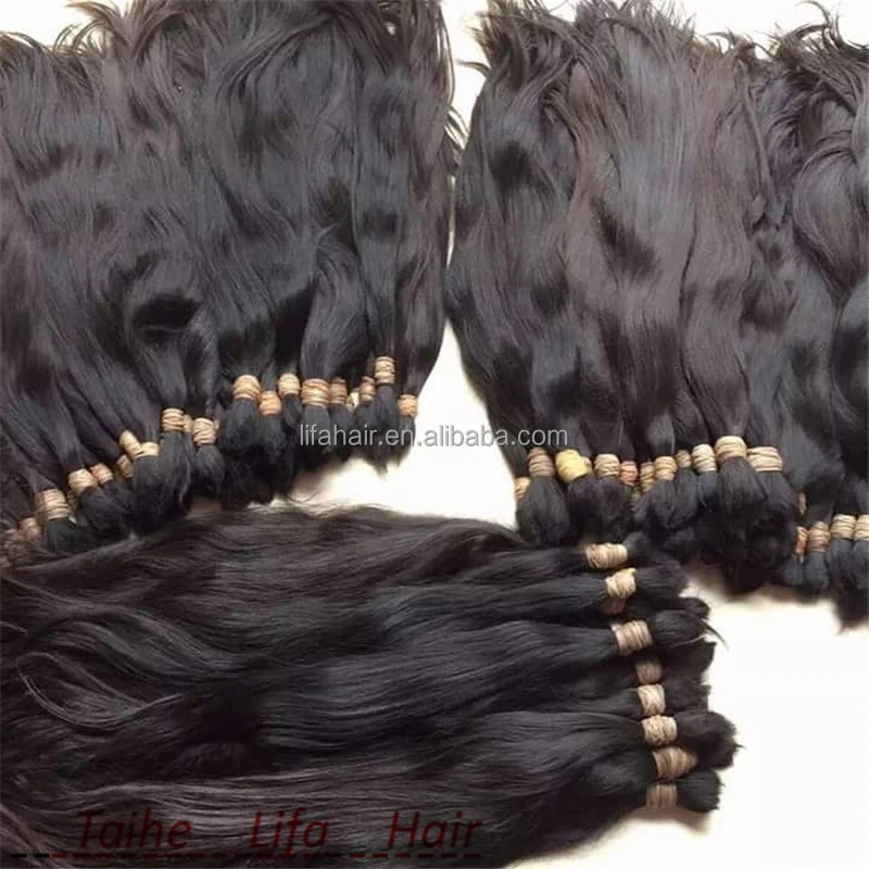 

Wholesale price list virgin raw chinese human hair bulk human braiding hair