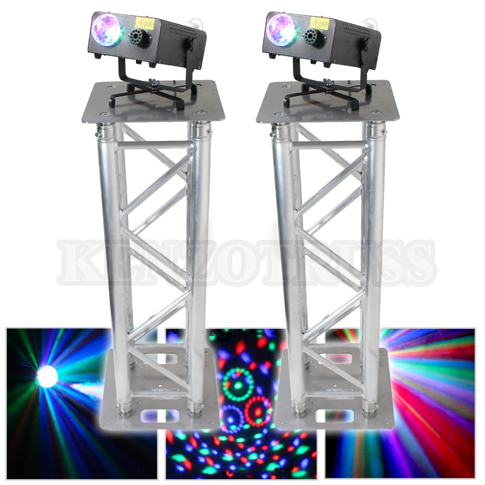 Portable Aluminum Mobile Lighting Truss Vertical Totem Curved Totem Truss