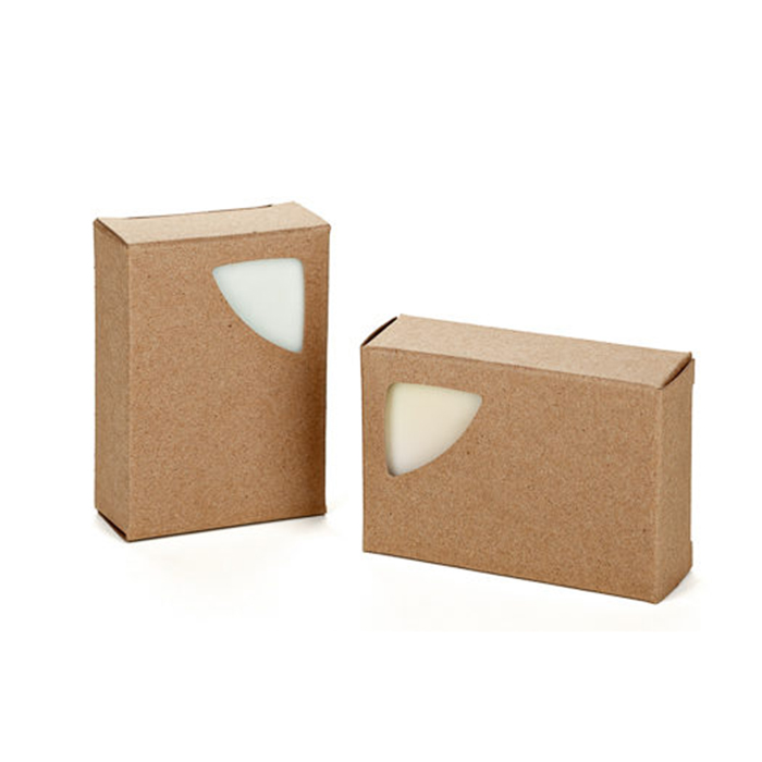 
ZL custom printed with logo recycle empty natural brown kraft paper handmade rose bar soap craft folding packaging gift boxes 
