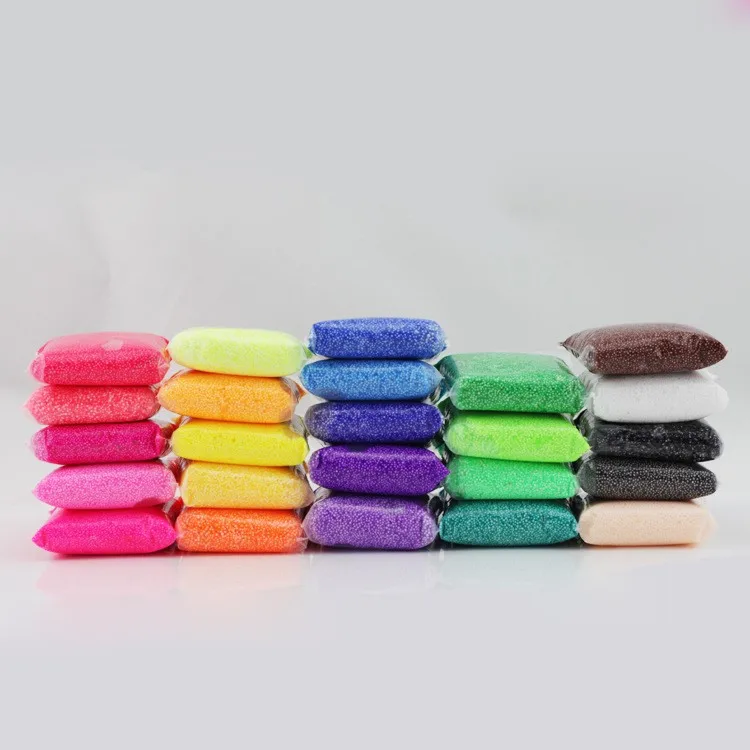 Promotion Diy Kids Aquosity Foam Beads,Colorful Magic Foam Putty