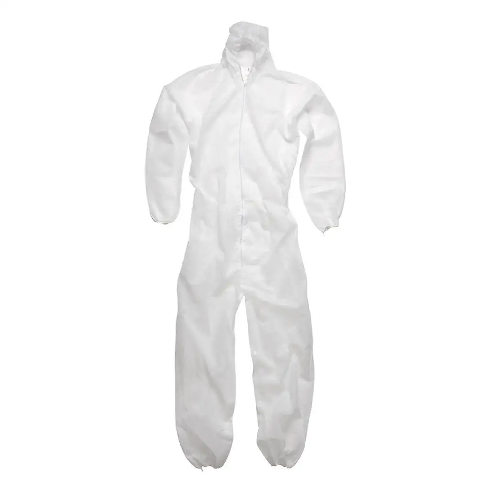 
Unisex Disposable Microporous Coverall Waterproof White Painters Coveralls 