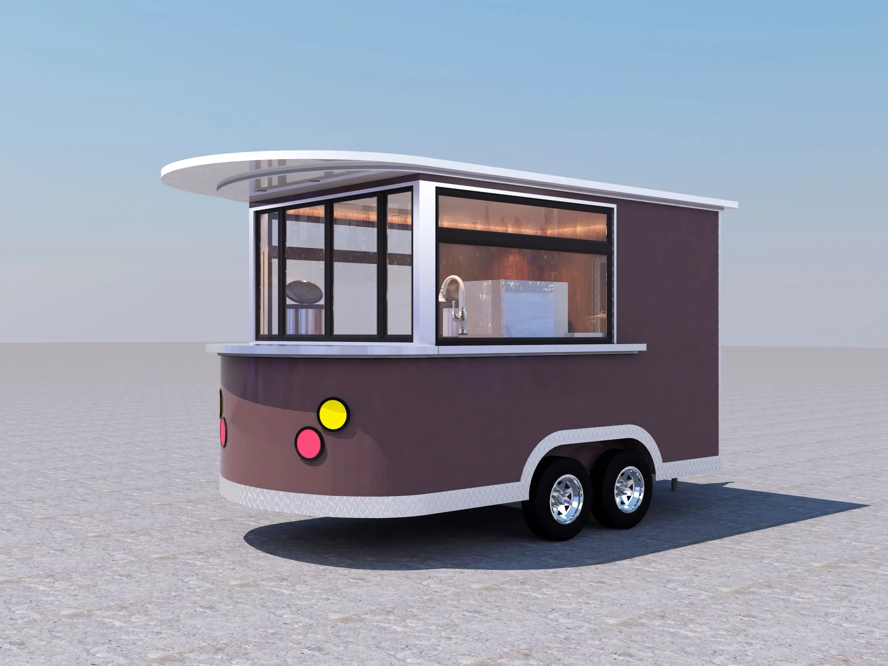 Chariot en acier inoxydable /"PLEIN AIR/" COMPACT