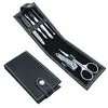 Personalized Manicure Set in Pu Leather Pouch 6 pieces manicure set