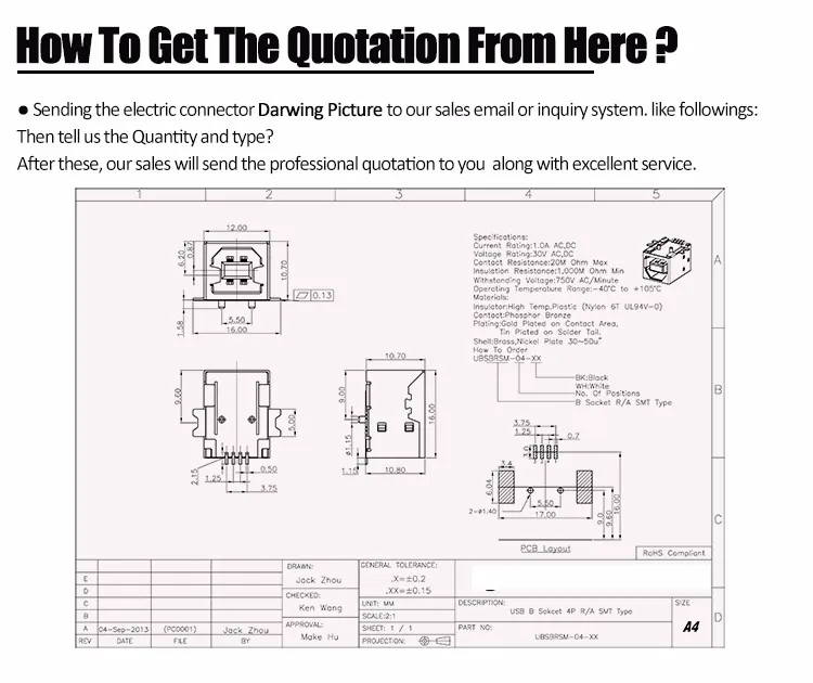 2.50mm 2.5mm idc socket connector 11 12 13 14 15 16 17 18 19 20 pin / way / contact / position / pole plug jack