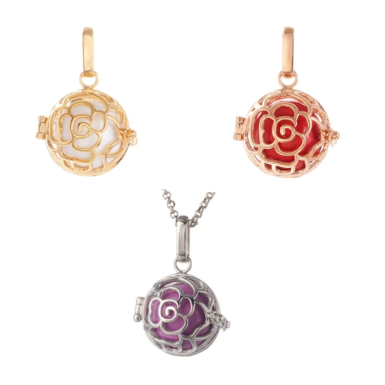 

Fashionable Pendant For Ball Sound Chime Necklace, Green