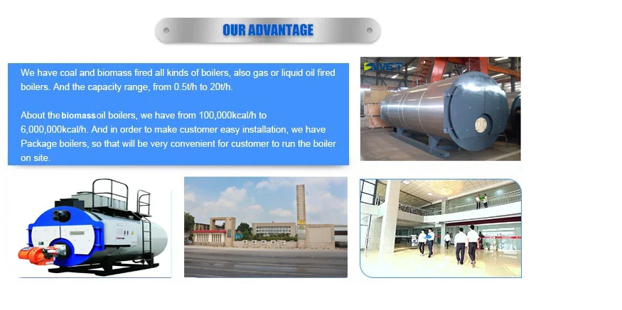 hot water and steam fire tube gas combi boiler for paper industry