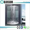 2017 Hangzhou Bathroom new plastic glass sliding free standing shower enclosure