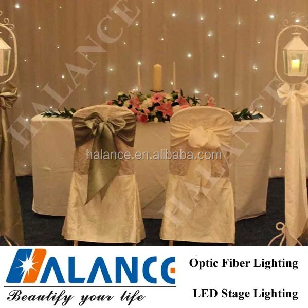 Star Cloth Optic Fiber White Starlight Wedding Backdrop Lights