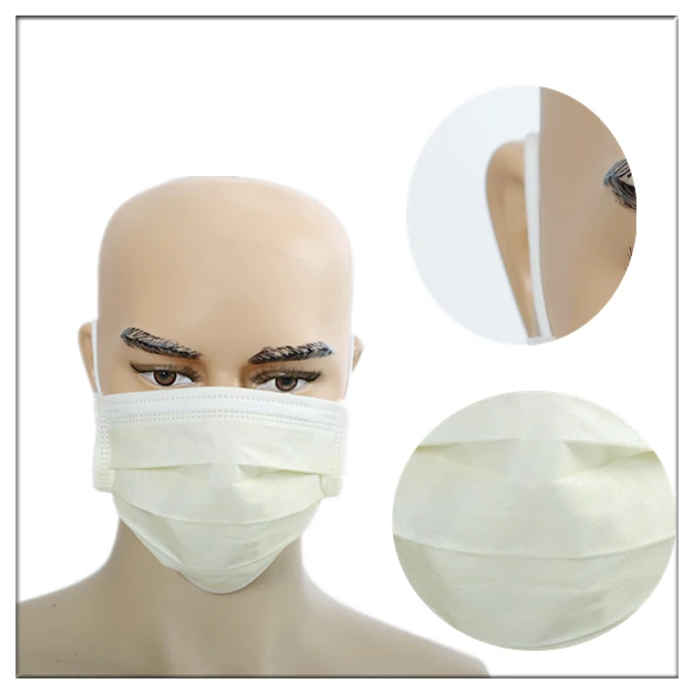 High quality disposable Non-woven white surgical face masks