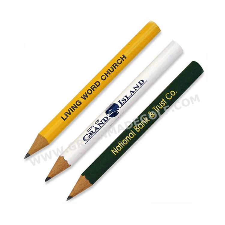 Black Pencils Bulk Wood Golf Mini Pencils Without Eraser Buy Black