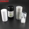 DC03 round white plastic deodorant stick bottle, black 30ml 50ml 75ml empty tube plastic deodorant packaging wholesale