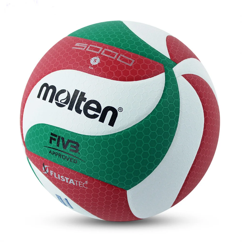 
Voleibol official size weight micro fiber PU custom logo indoor Molten V 5000 match Competition volleyball ball size 5 