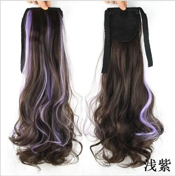 
Hotly hair extension curly hair for braiding synthetic hair wigs ponytail synthetic ponytails wholesale price factory 