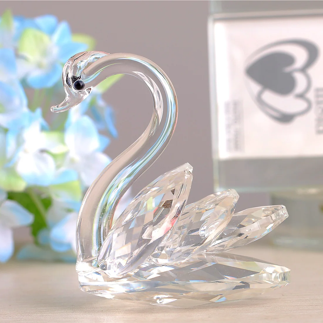 Crystal Wedding Favors Crystal Swan Home Decorations Crystal Gift - Buy 