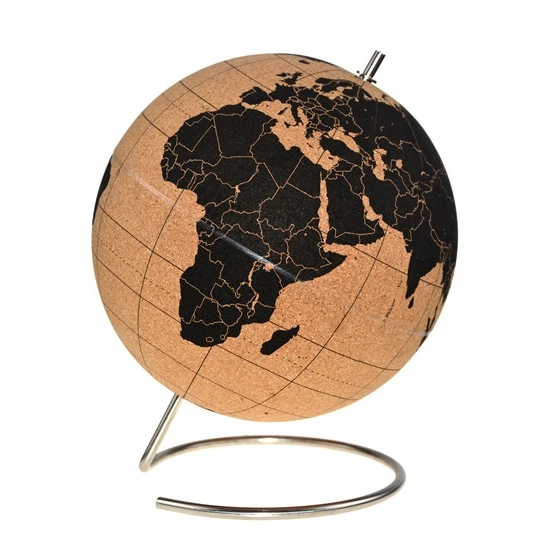 2019 christmas gift globe/handcrafts globe/cork globe for teaching&decoration