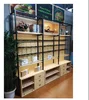 Retail store shelf, wood material shelf
