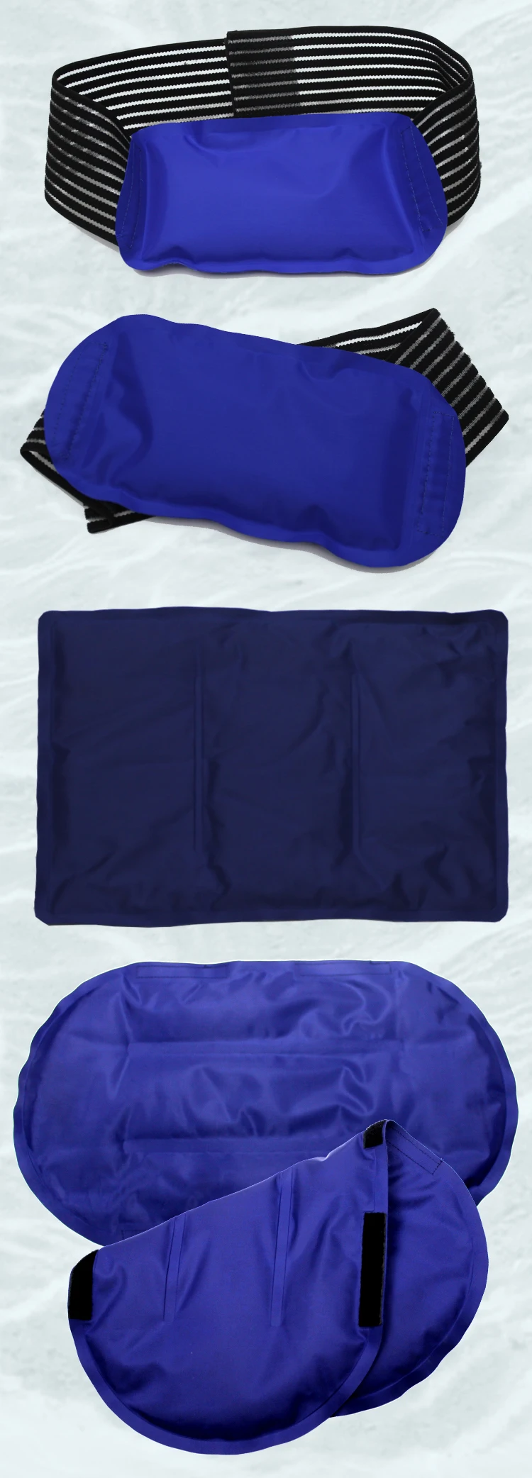 Custom Color Nylon Fabric Heating Pad And Cooling Pad For Body Compress