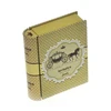 Delicate design promotion note book shaped tin box