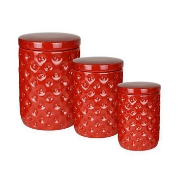 red spice jars