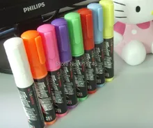 Free shipping Electronic neon pen handwritten neon board neon pen light pen crude paint brush 8mm8 set