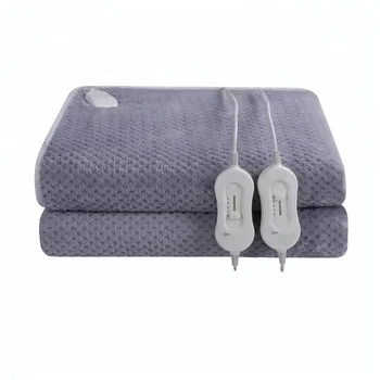 Softheat Luxury Comfort Knit Heated Blanketqueen Sage Plush Heated