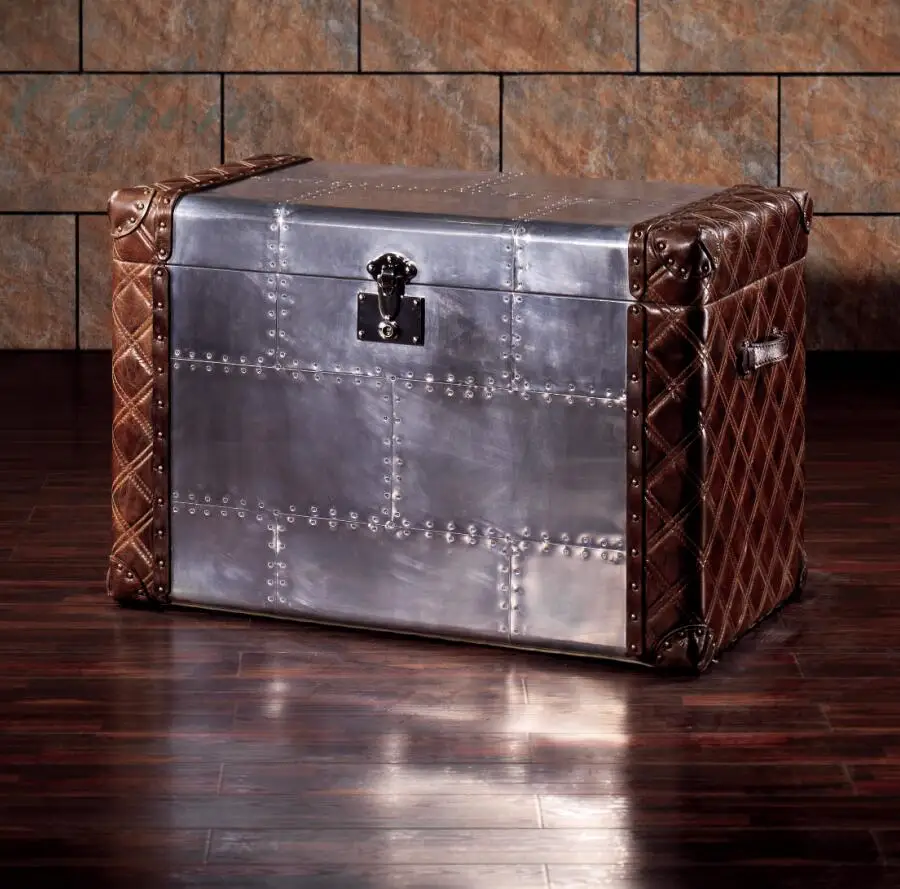 Aluminum Kitchen Big Industrial Storage Storage Trunks With