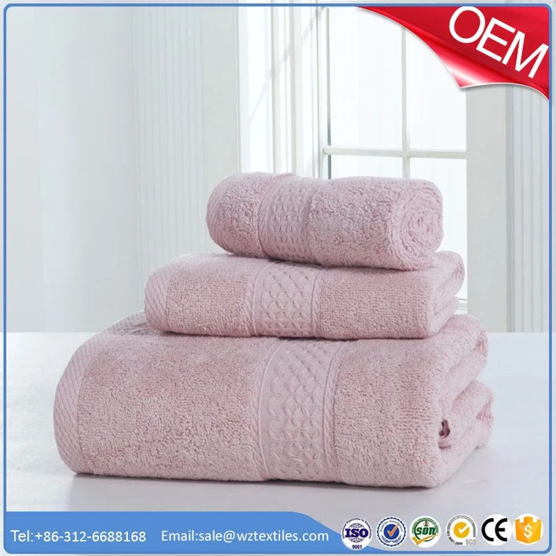 Towel Factory Wholesale 70x140 500gsm 100 Terry Cotton Dobby Bath