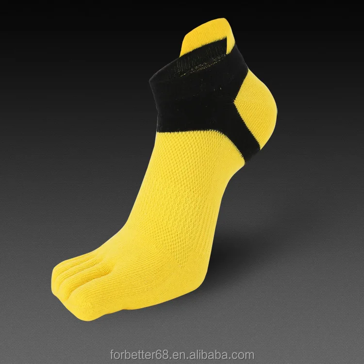 

wholesale hot pure cotton men's toe socks with hign quality, Black;white;gray;yellow;blue;green.