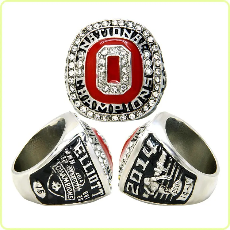 Wholesale Silver Men's Football Championship Ring Buy Man Ring In
