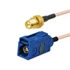 GPS Antenna External Fakra Plug To Right Angle SMA Jumper Cable GPS Antenna Adapter