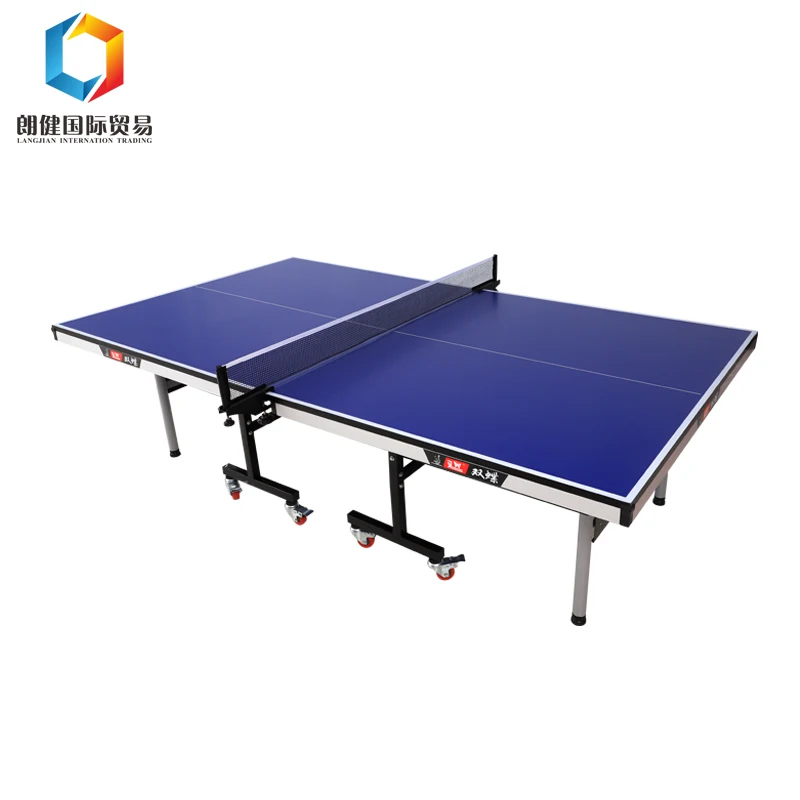 

85kg Cheap Price High Quality MDF Board Customized Folding Modern PingPong Table, Blue