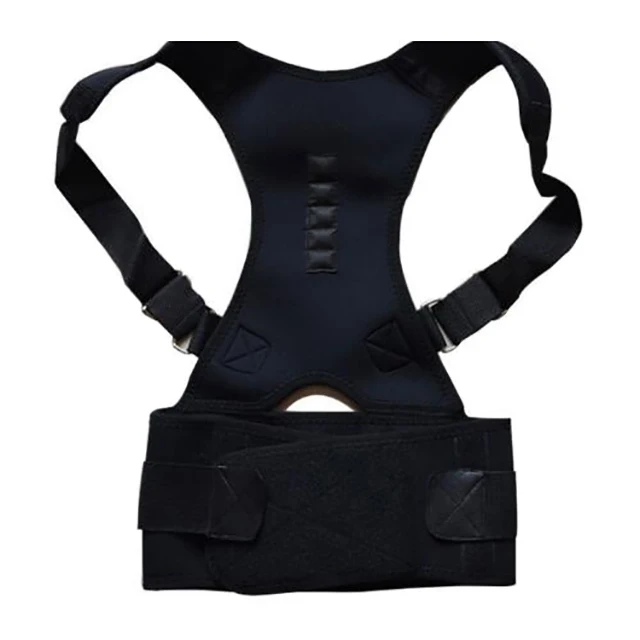 

Good Quality Durable Magnet Posture Corrective Back Corset Belt Brace, Black, beige