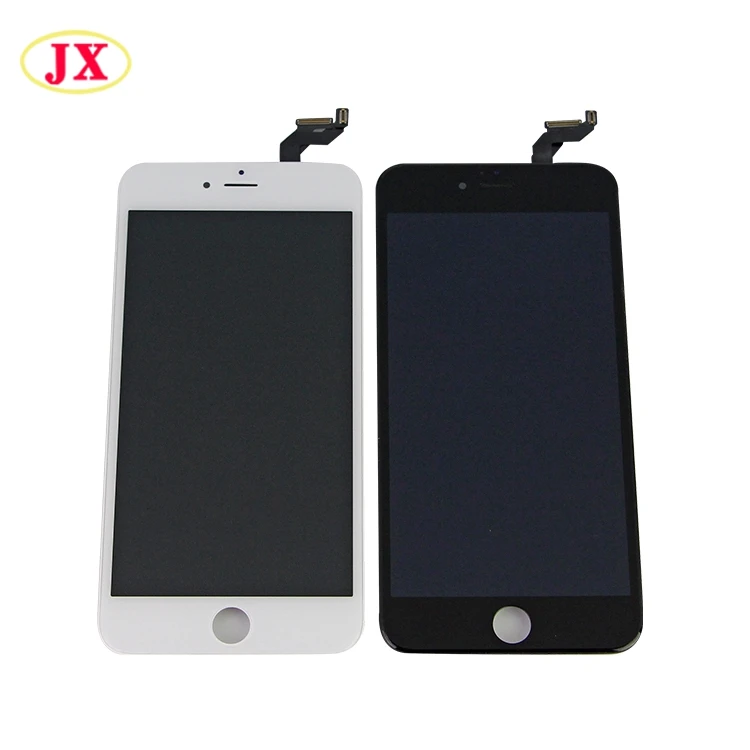 

cell phone parts wholesale lcd for iphone 6S plus unlocked phone screen replacement, White/black