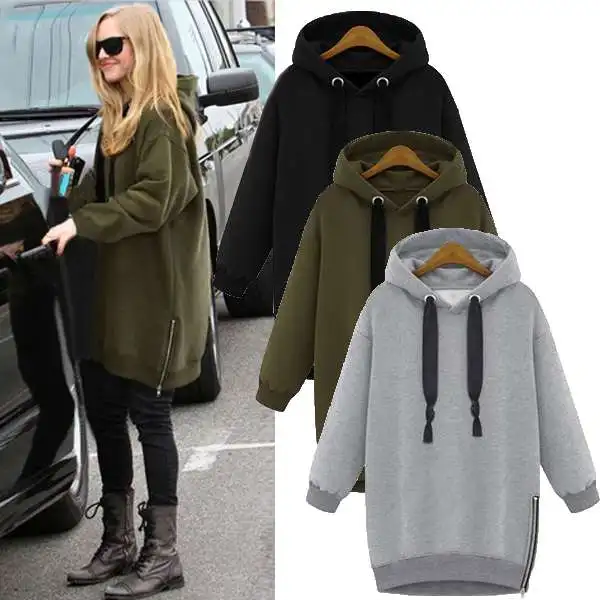 2019 Autumn Winter Zanzea Women Hoodies Long Sleeve Hooded Loose Casual Warm Sweatshirt Oversized Plus Size Sweatshirts aeProduct.getSubject()