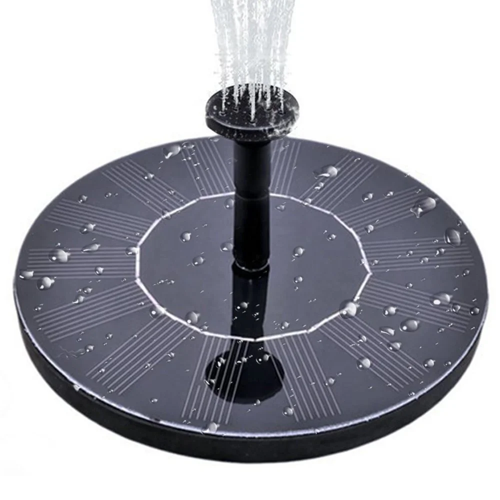 

Pump Bird Bath Fountain Solar Powered Outdoor Lights For Garden Pond, Pool, And Patio
