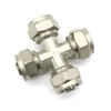 cross fitting brass