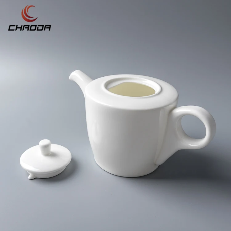 600ml Cheap Price Small Porcelain Tea Pot Sets Ceramic Water White Tea