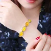 925 Sterling Silver Women Party Fine Jewelry Bracelet Blank Settings for 10*15mm Oval Cabochon Amber Agate Setting DIY Stone