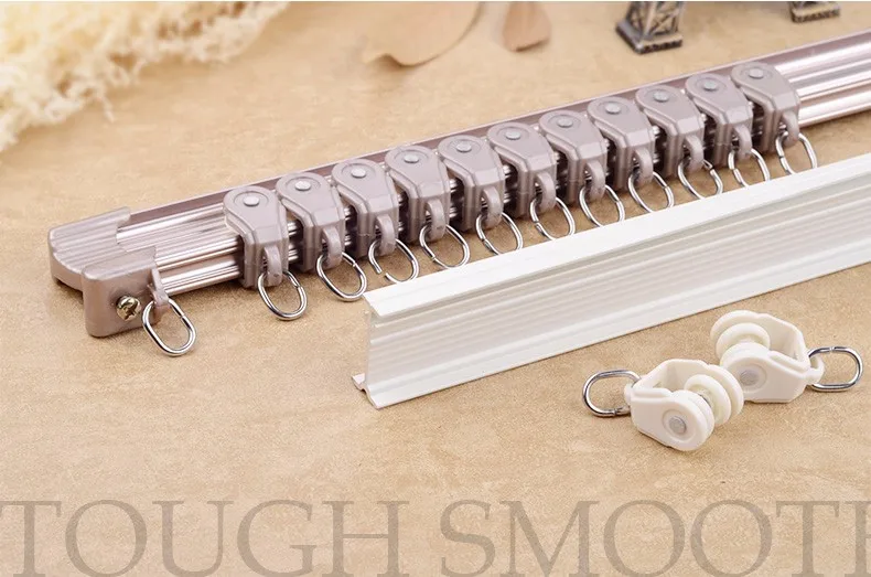 Home Decor L U Shape Aluminum Curved Track Curtain Rod Buy Curtain