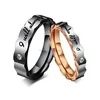 Gemmart Lovers His Hers Stainless Steel 'i Will Always Be Cz Engagement Ring Fashion Rings Set