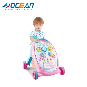 Image of Wholesale cute multifunction musical baby walker with push handle