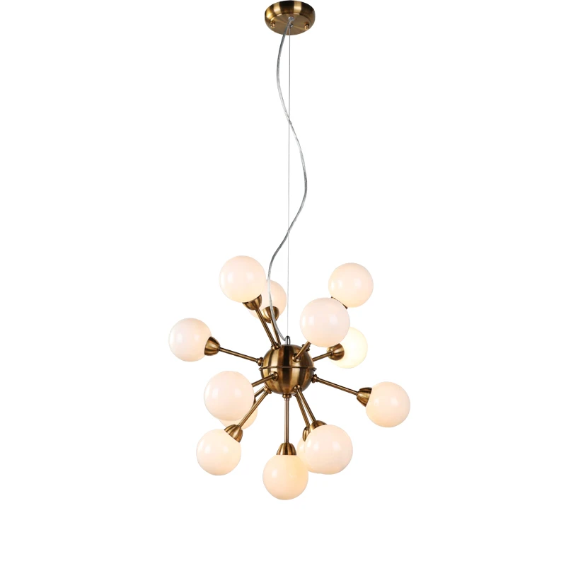 Modern Design Smoky Glass ball Shade Pendant Light Fixtures For Kitchen And Living Room