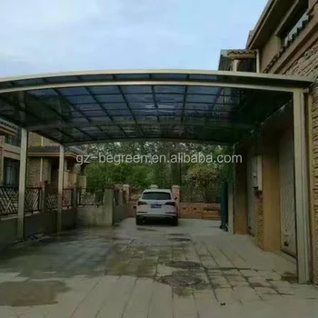 Guangzhou Anti Abrasion Aluminum Carport Canopy Plastic Material