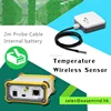 Industrial wireless Temperature control sensor Waterproof ,APP control with 2m Probe Cable FOR room
