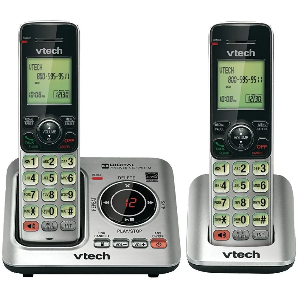 VTECH - VTECH VTCS6629-2 DECT 6.0 EXPANDABLE SPEAKERPHONE WITH CALLER ID (2-HANDSET SYSTEM)